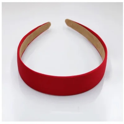 Korean Style Simple 3cm Wide Solid Color Spring Headband Sweet Hair Hoop Accessories