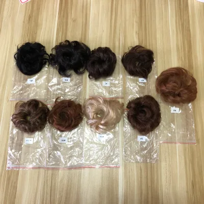LONGFOR Fast Shipping Colors Optional High Temperature Fiber Synthetic Chignon Messy Buns for Beauty Women Hot Supplier