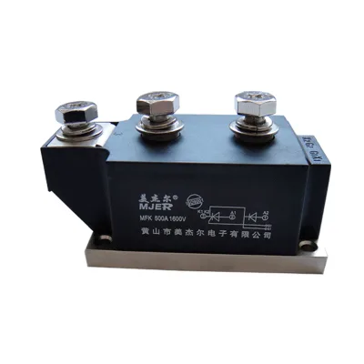 MJER DIAC Module MFK500A1600V Single Phase Half Control with Heatsink for Industrial Heating Control