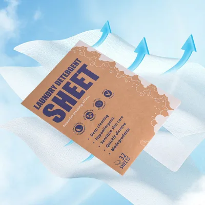 Liquid Less Effective Cleaning Zero Waste for All Washing Machine Traveling Dorm Life Save Space Laundry Detergent Sheets