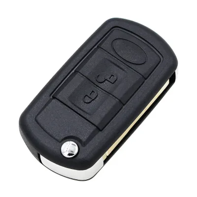 Chezhihui 2006-2010 Land Rover Discovery III Auto Remote Control 3-Button ASK433.92MHz Folding Keyless Smart Key Fob ABS+Metal