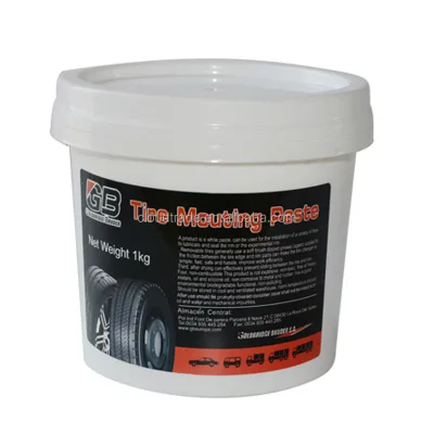 White Tire Lube Tire Paste