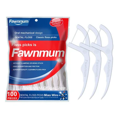 Factory Price Oral Care High Molecular Weight Polyethylene Fiber Eco Friendly Dental Floss Stick for Home Use