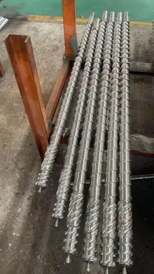 Bimetallic Screw and Barrel for Plastic Pelletizing Machine