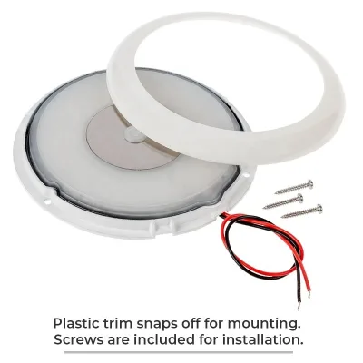 Europe Style White DC 12V-24V Super Bright RV Car Panel Interior LED Light 25.2w With 3 Years Warranty RV Dome Ceilling Lights