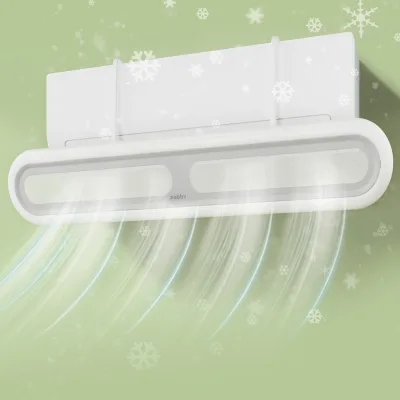 Nylon Mesh Version of air Conditioning Windshield Anti-Direct Blow Cover Decoration No-Hole Wall-Mounted Windproof Cover Plastic