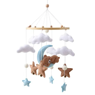 Hot Selling Woodland Baby Mobile Forest Animals Squirrel Baby Mobile Mushrooms Baby Mobile