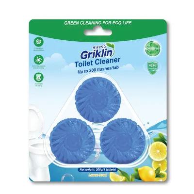 OEM Blister Card Automatic Toilet Bowl Cleaner  Disposable Toilet Cleaner Flush Toilet Cleaner Bleach Block