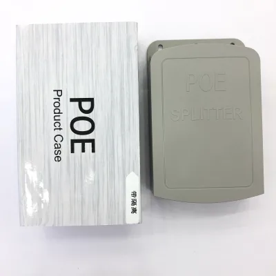 Outdoor Monitor PoE Switch Power Supply Module Splitter 48V to 12V Waterproof Standard PoE Splitter Separator for PoE Switch