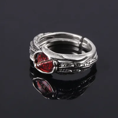 Couple Rings for Men and Women, Simple Retro Adjustable Rings, Cape Town Broken Coin Rings