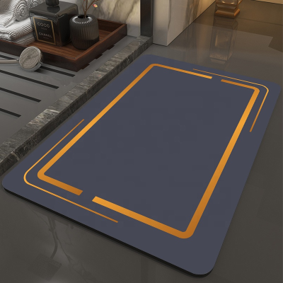 Earth Bath Mat Bath Mat Non-slip Bathroom Floor Mats for Home Hotel