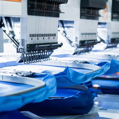 Custom Machine Embroidery Service OEM ODM | Computerized Embroidery Processing Factory for Apparel Bags Caps Hospital Airplane
