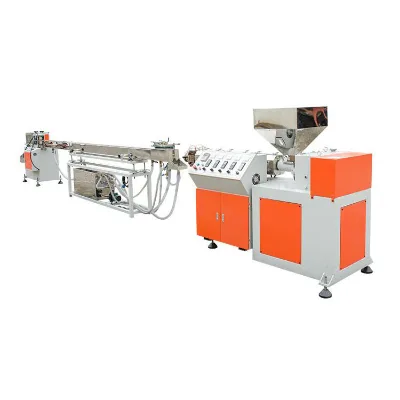 In-stock Supply of Tea Cup Straw Machine Equipment, PP Plastic Thick Straw Extrusion Production Line