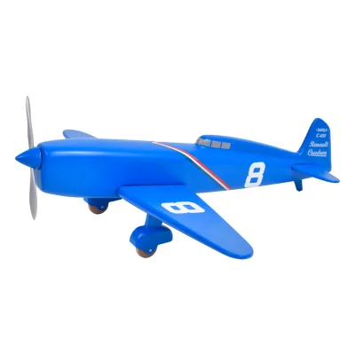 Wooden Airplane Toy Eco-friendly Natural Wood Aircraft for Kids Safe Montessori Wooden Plane Gift for Toddlers and Children