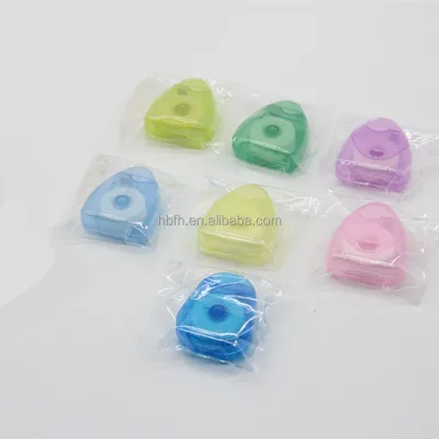 Opp Bag Triangle Shape Dental Floss Waxed and Mint Can Printing LOGO