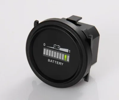 Battery Indicator Round LED 12v 24v 36v 48v 72v RV'S Used for Forklift Trucks Golf Cart Scooter Car Boat Vehicle new