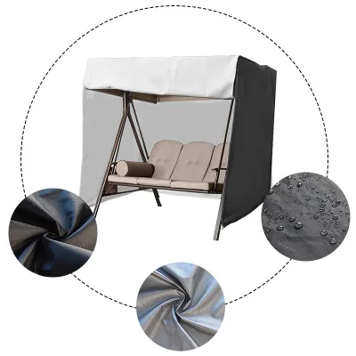 Waterproof Taffeta Outdoor Garden Furniture Covers 3 Seat Swing Cover