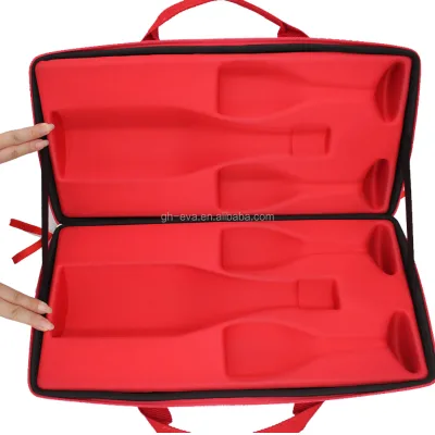 Leather Wine Carrying Case with Dual Bottles and Gift Box