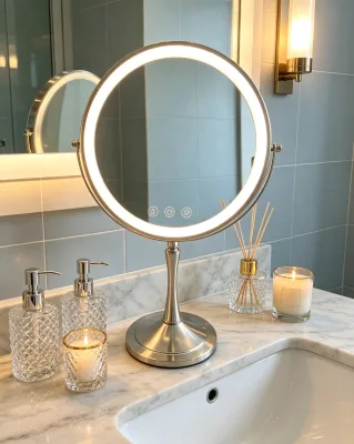 Dressing Room Double Sided LED Makeup Mirror Stock Clearance