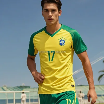 Retro  Soccer Jersey Wholesale Custom Sublimated Pattern Football Jersey