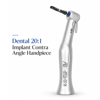 Push Button Surgical Dental Contra Angle Implant Handpiece Dental 20:1 Implant Contra Angle Bearing Price Laboratory Handpiece