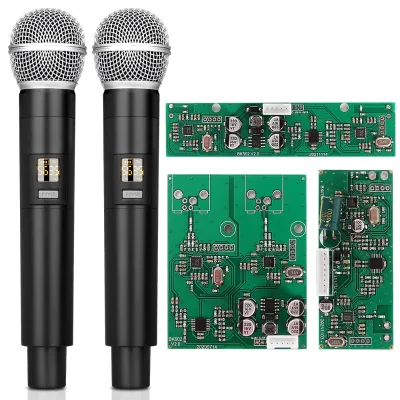 DL-802 Professional Dynamic Conference Microphone Module UHF FM Wireless Receiving Circuit Board Metal Material