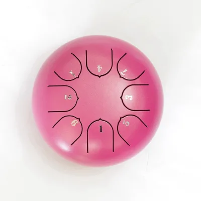SUCCESS Wholesale Pink Colorful Stainless Steel Medical Instruments Handpan Drum Sound Therapy Chakra Steel Tongue Drum