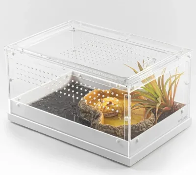REPTIZOO Two-Way Acrylic Reptile & Insect Enclosure