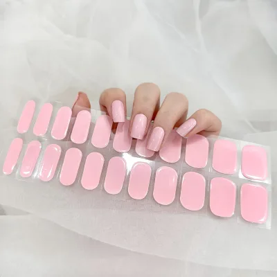 Wholesale Gel Nail Stickers Uv Nail Art Sticker Curing Nail Stickers