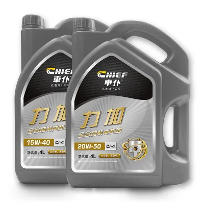 API CI-4 Fully Synthetic 15W40 Diesel Engine Oil for Truck and Car Use