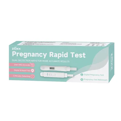 1+4 Digital Pregnancy Test Strip and Pregnancy Test Midstream Pregnancy Rapid Test Dual Detection Ways Accurate Results