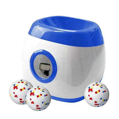 Automatic Ball Launcher for Dogs - 3 Distance Settings (40/60/80FT) W/Remote Control with 3 Balls