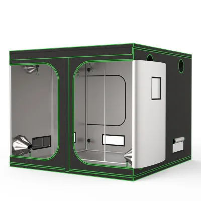 Large Grow Tent Aluminium Plastic Frame Pressure Treated Wood Nature Size Indoor Farming Grow Tent for Convenient Features