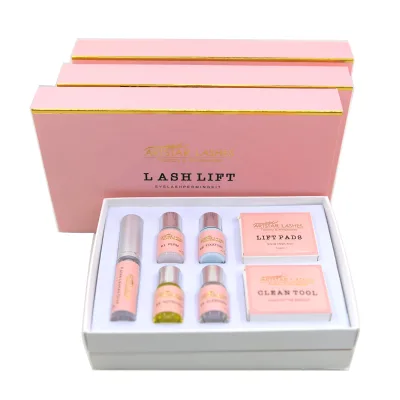 Private Customized Package Lash Lift Before and After Eyelash Perm Kit Target Semi Permanent Lash Lifting Kit for Eyelash