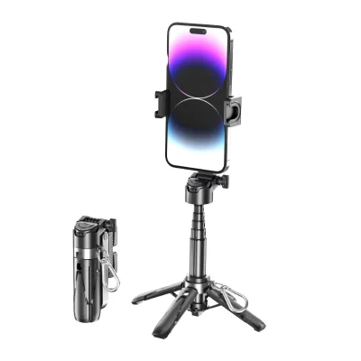 Portable P15 MINI Selfie Stick Gimbal Stabilizer 360 Horizontal Vertical Shooting Face Tracking Fold Additional for Film Making