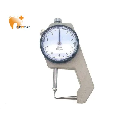 The Dental Technician Caliper Thickness Gauge with a Dial Is Specially Designed for Dental Use in Dental Laboratories