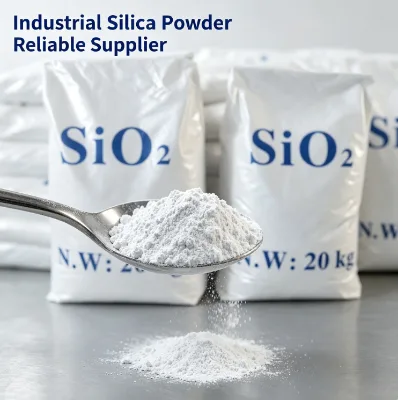 Industrial Grade Silicon Dioxide for Foundry Casting Mold Sand Shell Core 325 Mesh 99 SiO2 Content White Silica Powder