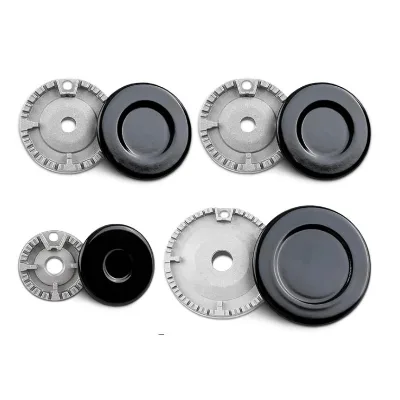 Wholesale for Burner Head Gas Stove Accessories Flame Cap + Heat Splitter Universal Set High-Temperature Aluminum Iron Heat