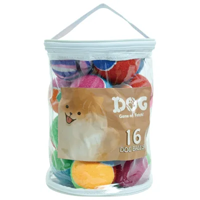 Wholesale OEM Branding Factory Safe Harmless Pet & Environmentally Friendly Pet Dog Toys Ball Rubber Extra Duty Needle Felt