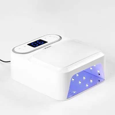 T9 Professional 2-in-1 Portable UV LED Nail Lamp Spacious Durable High Power 48W High Power Acrylic Equipment UK Plug Type