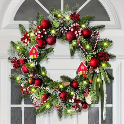 Independence Day American Wreath High Quality Door Decoration for National Day and Christmas