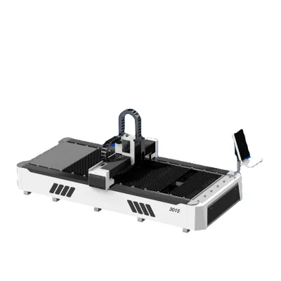 Industrial 3kw CNC Laser Cutter 1500x3000mm with Exchange Table