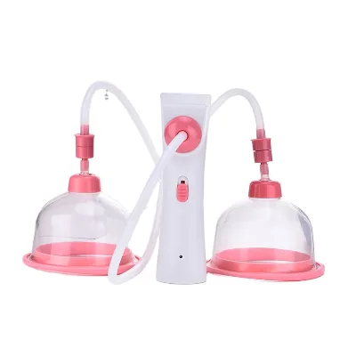 Hot Selling Pressure Breast, Electric Breast Suction Silicone  Vacuum Therapy Breast Enlargement Device/