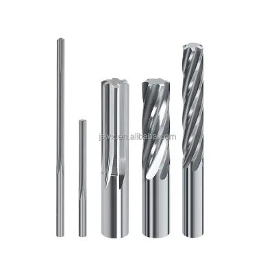 China Factory Wholesale Price HRC 55/60 Solid Tungsten Carbide CNC Straight Groove Reamer Coating Machine Reamer Flutes Standard
