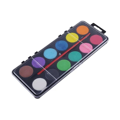 16 Colors 2.3 Cm Watercolor Paint Set for Kids Painting and Drawing
