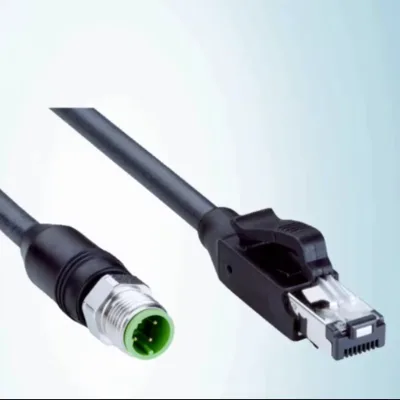 Sick YM2D24-100PN4MRJA4 Industrial Ethernet Cables and Fieldbus Cables 6054492