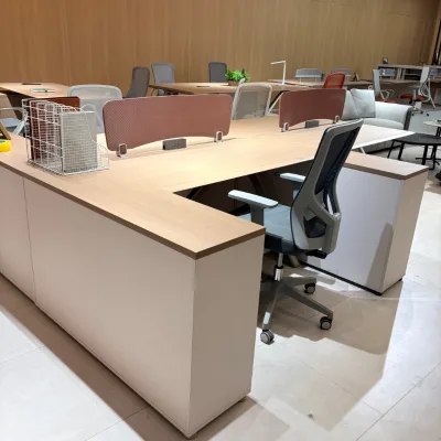Custom Office Wall Cladding Wood Panel Office Storage Cabinet Office Furniture For Office Decoration