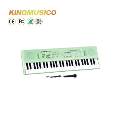 61 Keys Children's Multi-function Electronic Organ Beginners with Microphone USB Charging Wholesale Agent