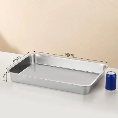 LIYUNDA Heavy Duty Stainless Steel Pie Dishes Pans-Bakeware Sets for Baking Bread Sourdough Cake Brownies-Oven Dishwasher Safe