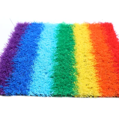 Soft Plastic Artificial Turf Multi-Purpose Colorful Synthetic Carpet for Kindergarten Runway Flooring Soccer 40mm-60mm Pile
